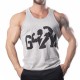 Gym Tank Top Atlet Gri